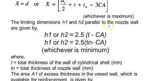 End closer or openings or Nozzles in Pressure Vessels Video Lecture 4