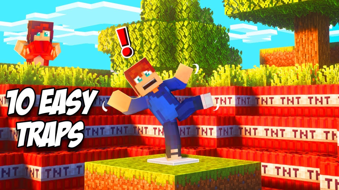10 Traps To Prank Your Friends In Minecraft - YouTube