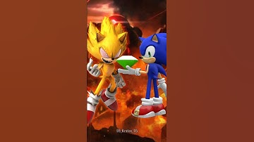 Fleetway Sonic vs Sonic Universe #edit #shorts