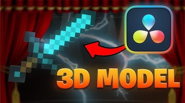 How To Import and Animate 3D Minecraft Objects in DaVinci Resolve
