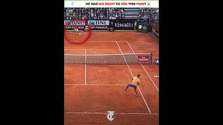 Only Djokovic Could Survive This Point 🤯
