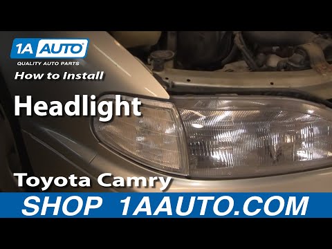 How to Replace Headlight 92-94 Toyota Camry