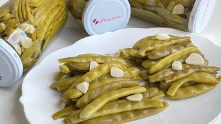 Asla Eri̇meyen Yumuşamayan Çitir Çitir Fasülye Turşusu Turşu Tari̇fleri̇ Turşu Yapimi Kiş Hazirliklari