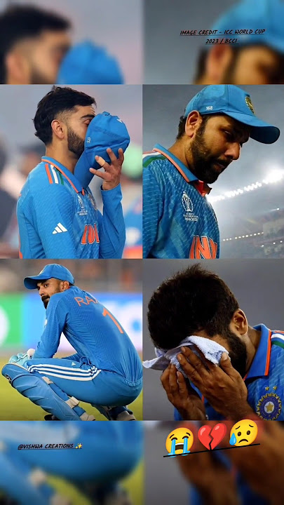 INDIA Sad 😢 Moments World Cup 2023 Final 💔|😭 Team India Emotional #sad #indvsaus #iccworldcup2023 ✨