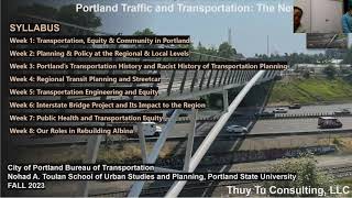 2023 Portland Traffic & Transportation Class: Week 1