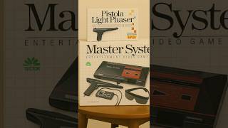 Master System Tectoy — completo, com pistola Light Phaser, na caixa original impecável.