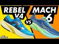 Head-to-Head: New Balance FuelCell Rebel V4 vs Hoka Mach 6 - Deciding the Ultimate Daily Trainer!