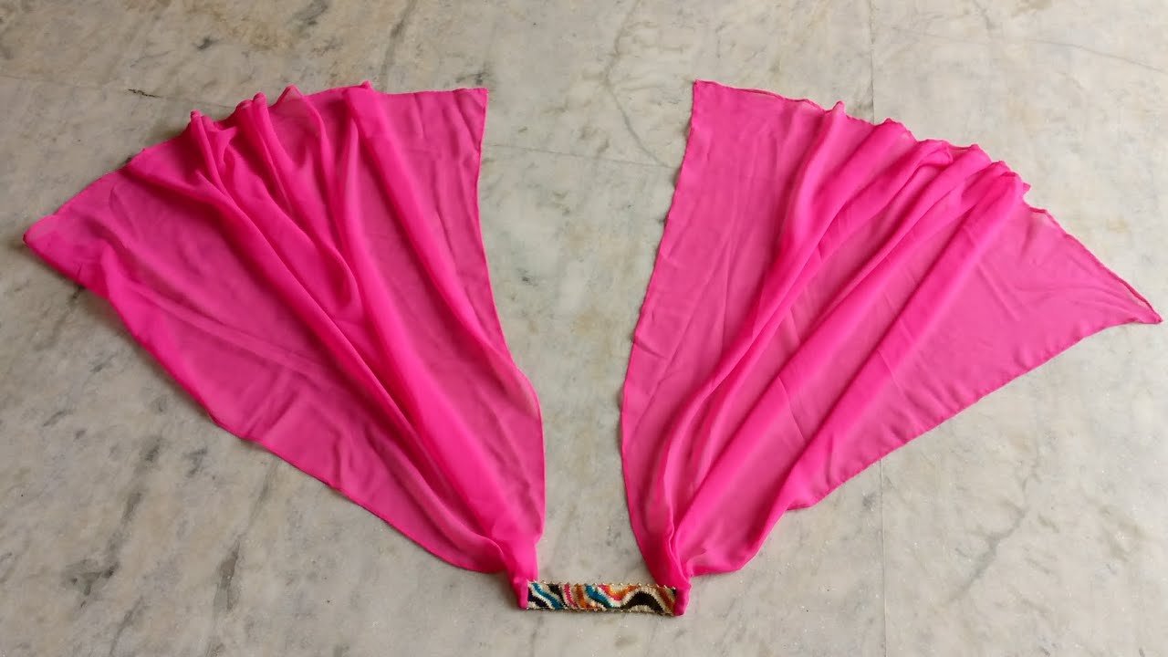 choker dupatta cutting and stitching || dupatta cutting and stitching || designer dupatta || chunni