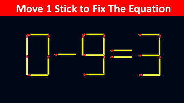 Improve IQ - Fix The Equation #matchstickpuzzle #simplylogical