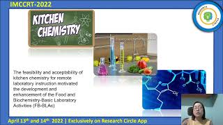 IMCCRT 2022 1125 Title: Students’ Acceptability of Food and Biochemistry- Basic Laboratory Activitie