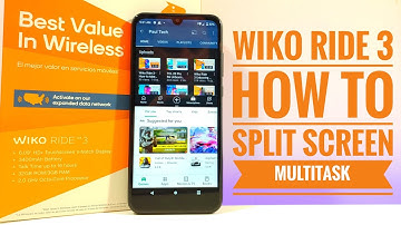 Wiko Ride 3 - How to Split Screen Multitask