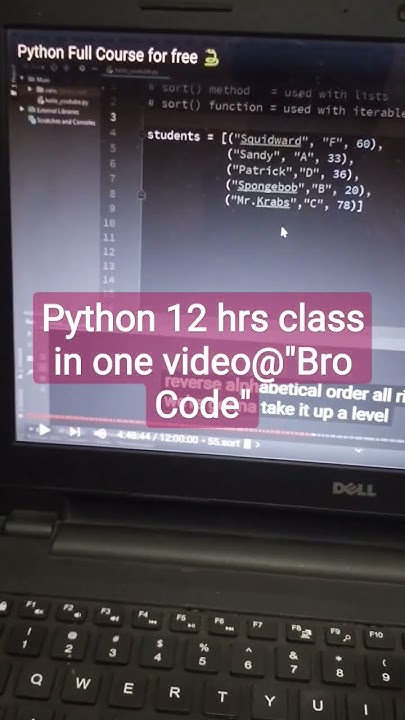#Bro code python programming - YouTube