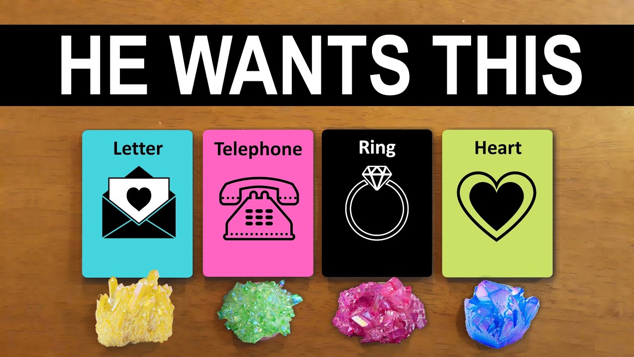 WHAT HE WANTS TO HAPPEN BETWEEN YOU 💑💖💋 *Pick A Card* Love Tarot Reading Twin Flame Soulmate Ex