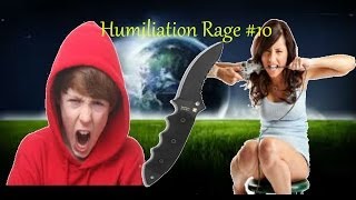 COD Ghosts Humiliation Rage #10 (Gun Game Knife Only Trolling)