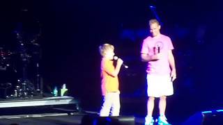 Brian introducing Baylee - Backstreet Boys In A World Like This - Las Vegas, 5/30/14