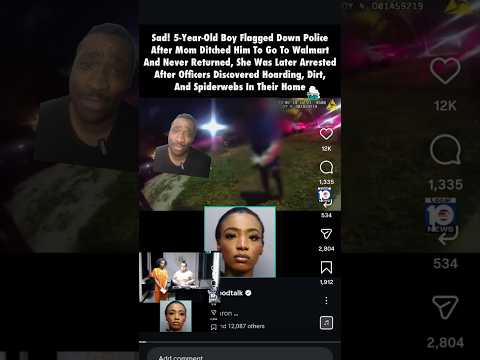 5-Year-Old flag down the police #Florida #Walmart #hoarder #5yearold #arrested