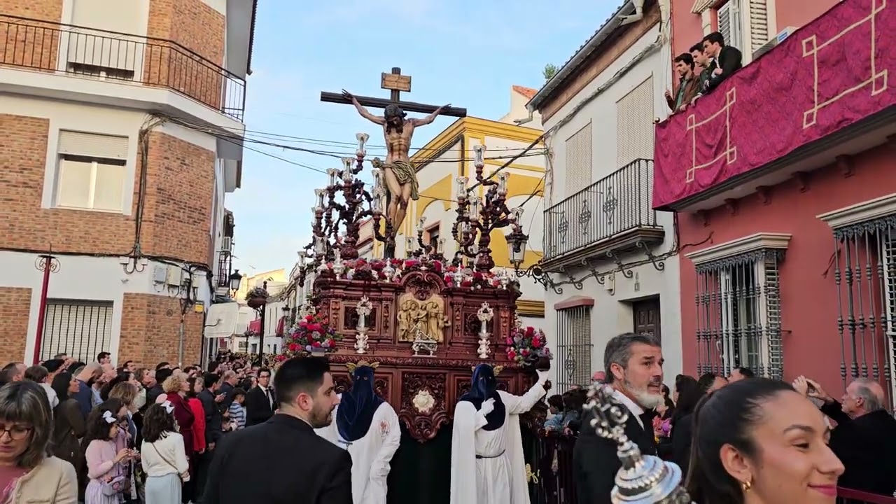 Cristo de la Vera-Cruz de Pilas 2025. Plaza de los Bancos.