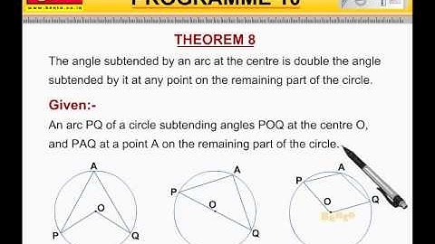 Cbse Class 9 th Maths Score 100 Marks Video     properties of a circle 6