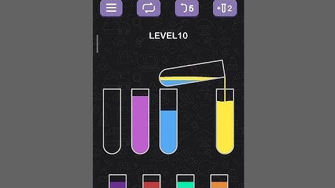 Water Sort Puzzle: Level 9 and 10 #solution #puzzlegame #gameplay #walkthrough
