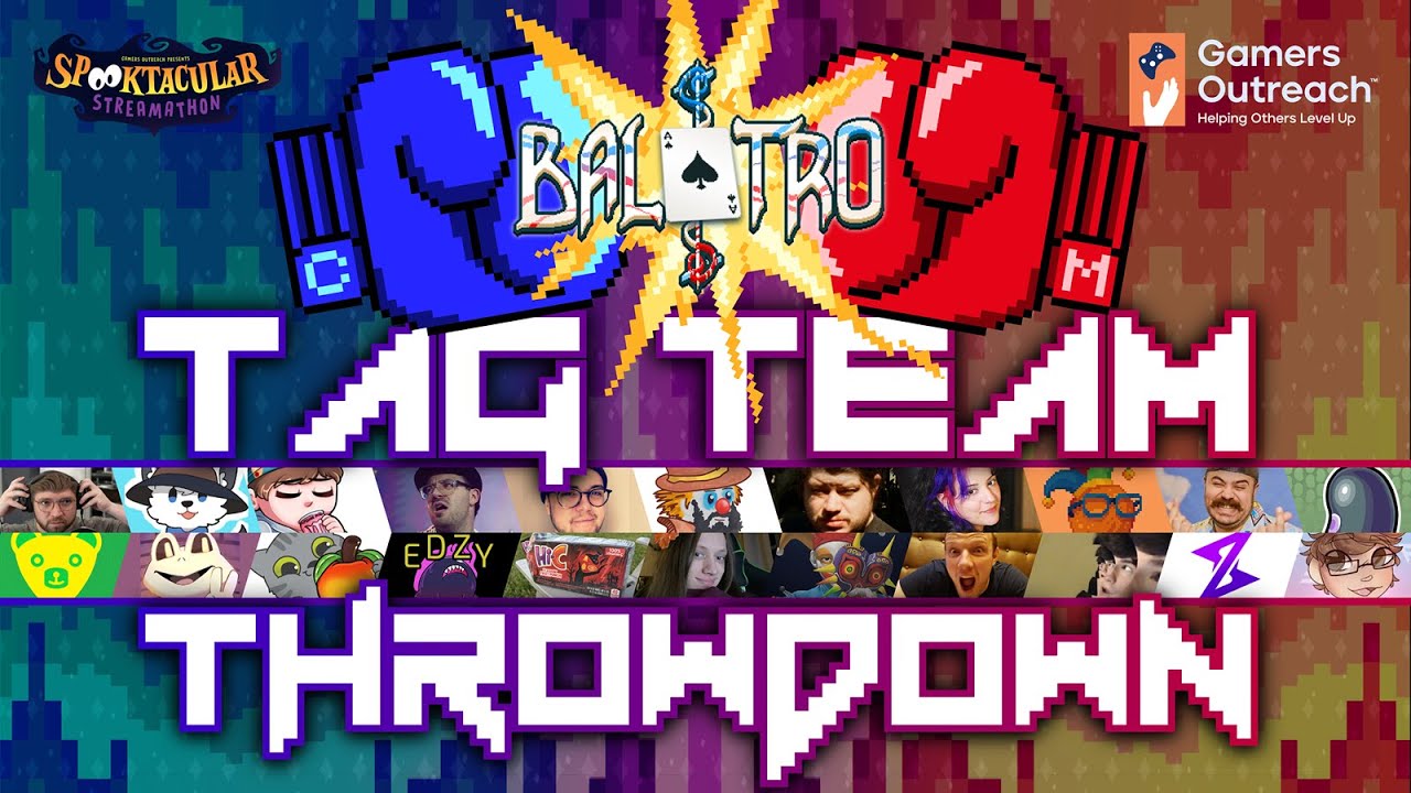 🔴FINALE - Balatro Charity Tag Team Throwdown - 20+ Creators Compete For Charity!  🔴