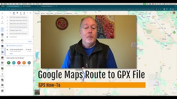 Google Maps Route to GPX File