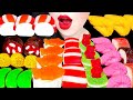 ASMR SUSHI PARTY 초밥 젤리모듬 MARSHMALLOW JELLY, SALMON JELLY *GUMMY DESSERTS EATING SOUNDS MUKBANG 디저트먹방