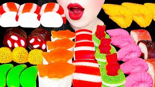 ASMR SUSHI PARTY 초밥 젤리모듬 MARSHMALLOW JELLY, SALMON JELLY *GUMMY DESSERTS EATING SOUNDS MUKBANG 디저트먹방