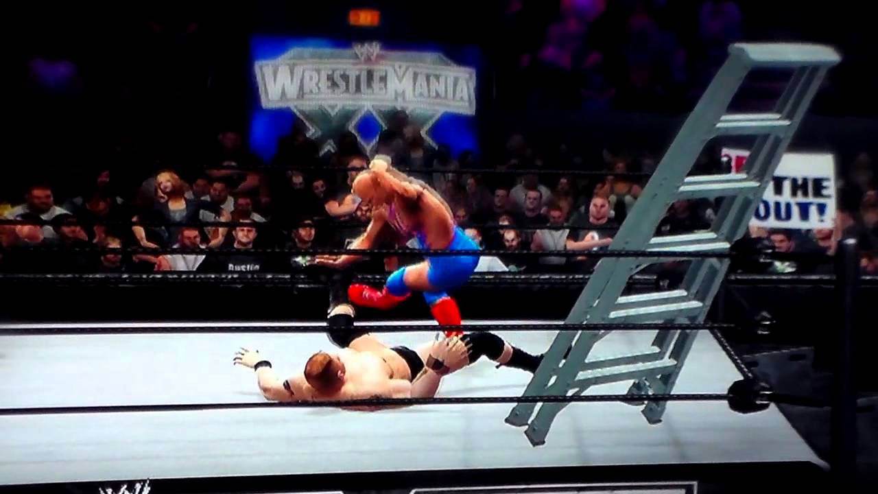 WWE2K14 BROCK LESNAR VS KURT ANGLE SUBMISSION MATCH WM20 YouTube