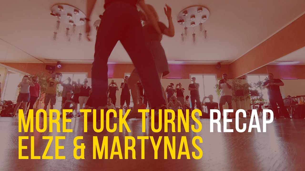 Tuck Turn connected with Frankie Sixes, turning into 8-count | Lindy Hop recap with Elze & Martynas