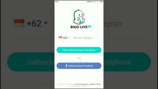 Tutorial Login Bigo Live Hot Lite  Terbaru 2021 Dengan Facebook,  Pagi² Sudah Dikasih Belahan Duren. screenshot 1