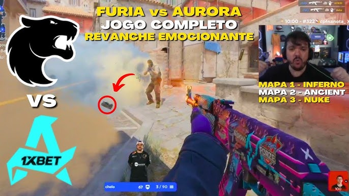 FURIA vs Aurora Gaming 16.11.2023 at PARI, Please 2023, CS:GO