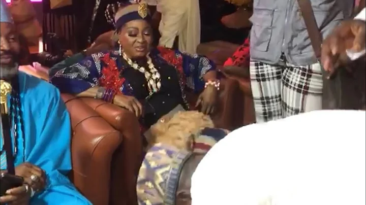 WATCH AS SKIT-MAKER KAMO STATE GREETS VETERAN ACTORS AT IYABO OJO’S MOVIE PREMIERE