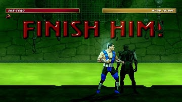 Mortal Kombat The Dragon Tournament 1 - Stage Fatality Demonstration