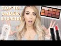 TOP 10 UNDER $10/€10!! BEST DRUGSTORE MAKEUP!!