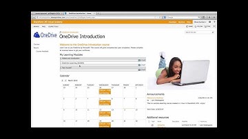 Course enrollment and completion in SharePoint LMS