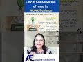 Law of Conservation of mass ka फटाफट Revision #shorts #aspireexcellenceacademy #class9