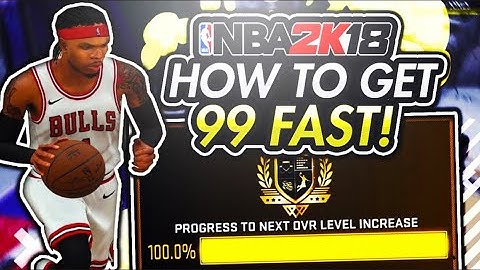 NBA 2K18: How To Get 99 OVERALL in MyCareer - HOW TO REP UP FAST  NBA 2K18