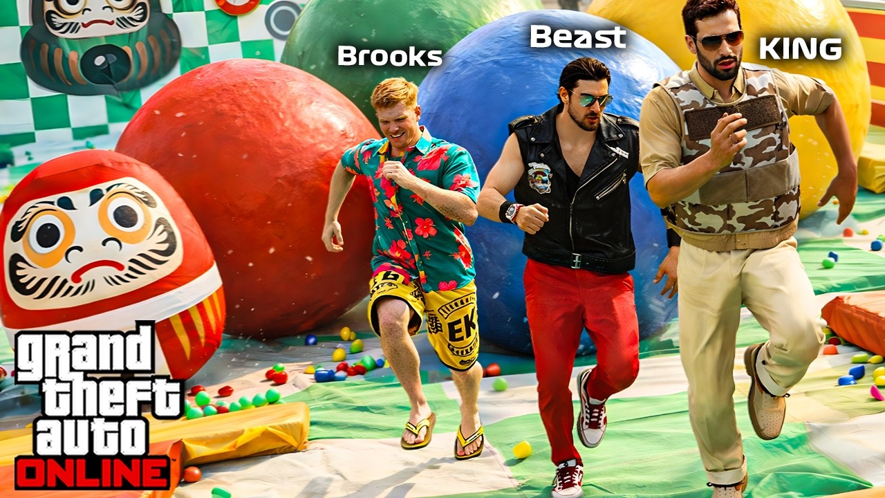 GTA 5 : TAKESHIS CASTLE DIFFICULT MAP CHALLENGE IN GTA!! 😱