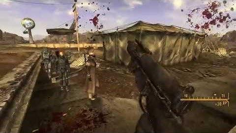 Fallout: New Vegas Ballistics, Health & Damage Mods Effects Showcase