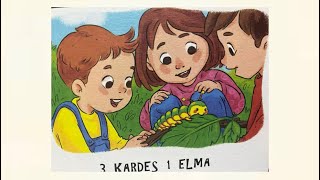 Çocuklar İçin Eğitici Masallar 3 Kardeş 1 Elma Eşitlik Adalet Kavramı