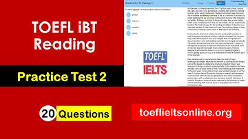 TOEFL iBT Reading Practice Test 2 [with Answers] IMPROVE your TOEFL iBT Score!