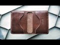 Making a Simple Leather Card Wallet (Free Pattern!)