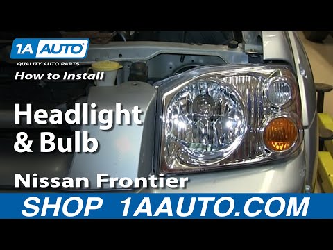 How to Replace Headlight and Bulb 01-04 Nissan Frontier