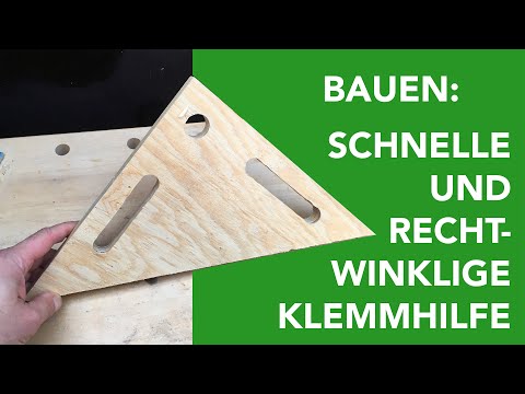 Bauen: Schnelle rechtwinklige  Klemmwinkel (90 Grad)