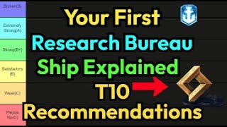 What Are The Best Research Bureau Ships To Pick First Explained With Comparison World Of Warships