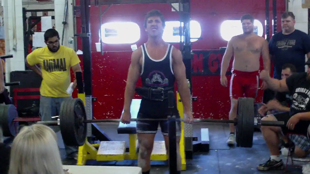 Shawn Smith's 425 deadlift APA World Record for Total Lift YouTube