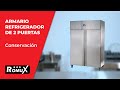 Vídeo: Armario Refrigerado Acero Inoxidable 1065 Litros 2 Puertas 134 cm Ventilado ®Romux