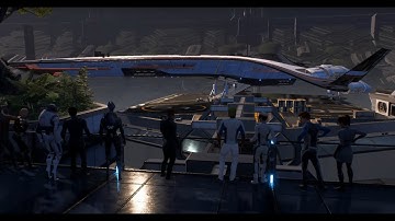 me: andromeda | custom casual/emotional scott ryder (1) - seeing the tempest for the first time