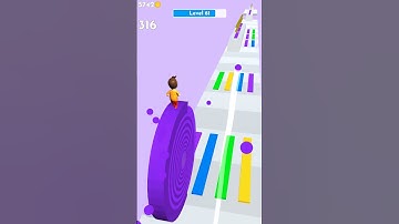 Layers Roll Game All Levels iOS,Android Gameplay Walkthrough #61 - level 61 (Android, iOS) #shorts