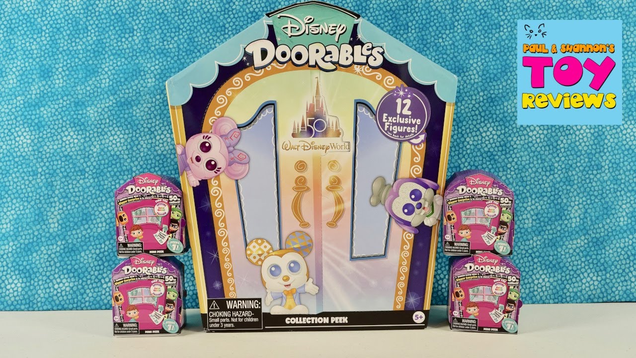 Disney Doorables Walt Disney World 50th Blind Box Collection Unboxing | PSToyReviews